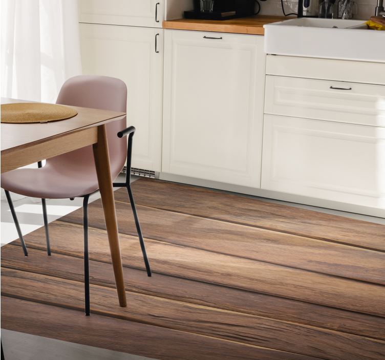 Drvene vodoravne daske tepih za dnevnu sobu - TenStickers