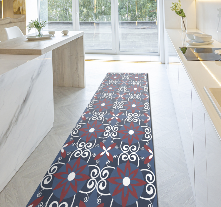 Fleur de lis beija pločica tepih - TenStickers