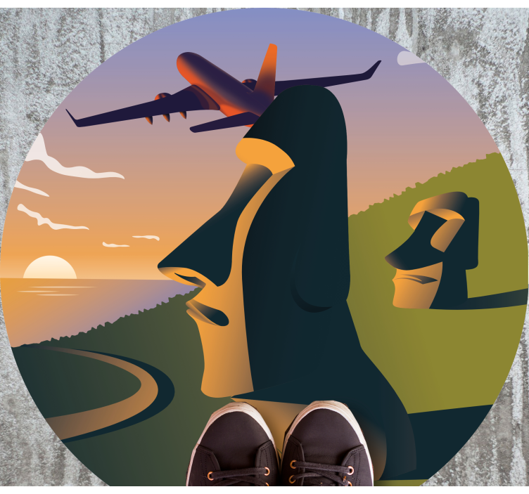 Letjeti u čile priroda vinil prostirka - TenStickers