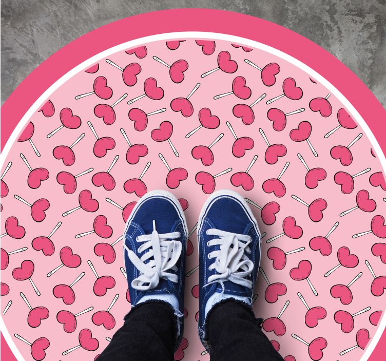 Lizalice u obliku ognjišta teen vinil tepih - TenStickers