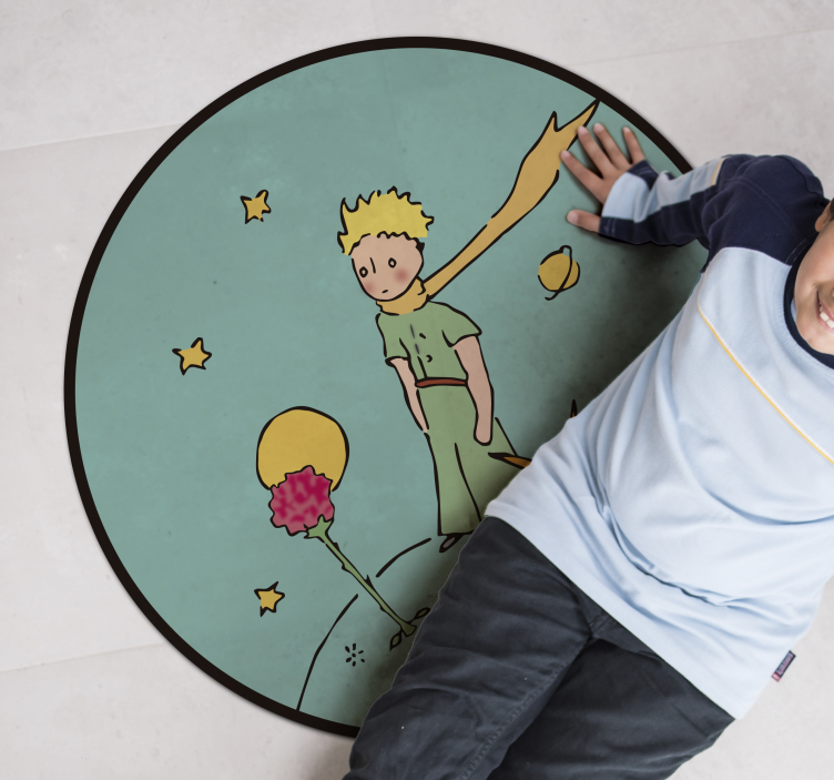 Mali princ s imenom personalizirana prostirka - TenStickers