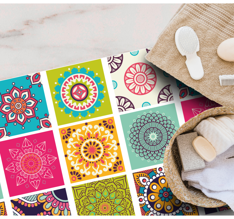 Marokanske pločice vinil tepih - TenStickers