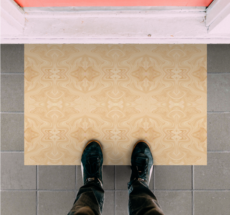 Mramorni vinilni tepih elegantan bež uzorak - TenStickers