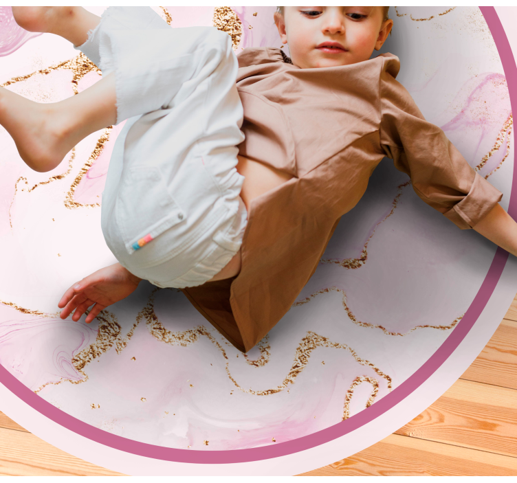 Mramorni vinilni tepih elegantni ružičasti vrtlog - TenStickers