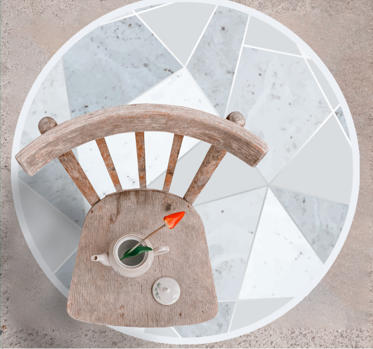 Mramorni vinilni tepih geometrijski mramor - TenStickers