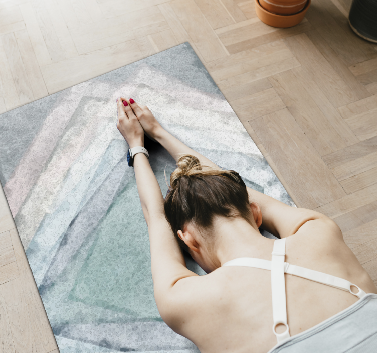 Mramorni vinilni tepih simetrija mramora - TenStickers