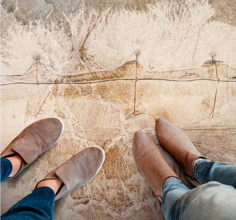 Vinil podovi efekt kamena s teksturom prirodnog kamena - TenStickers