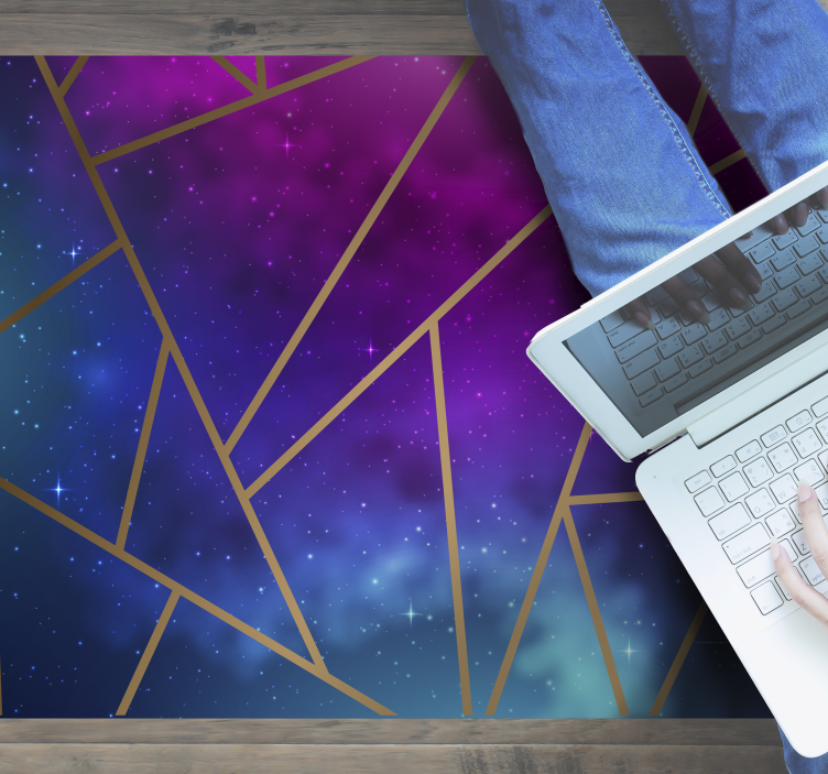 Galaxy trokut pločice pločica tepih - TenStickers