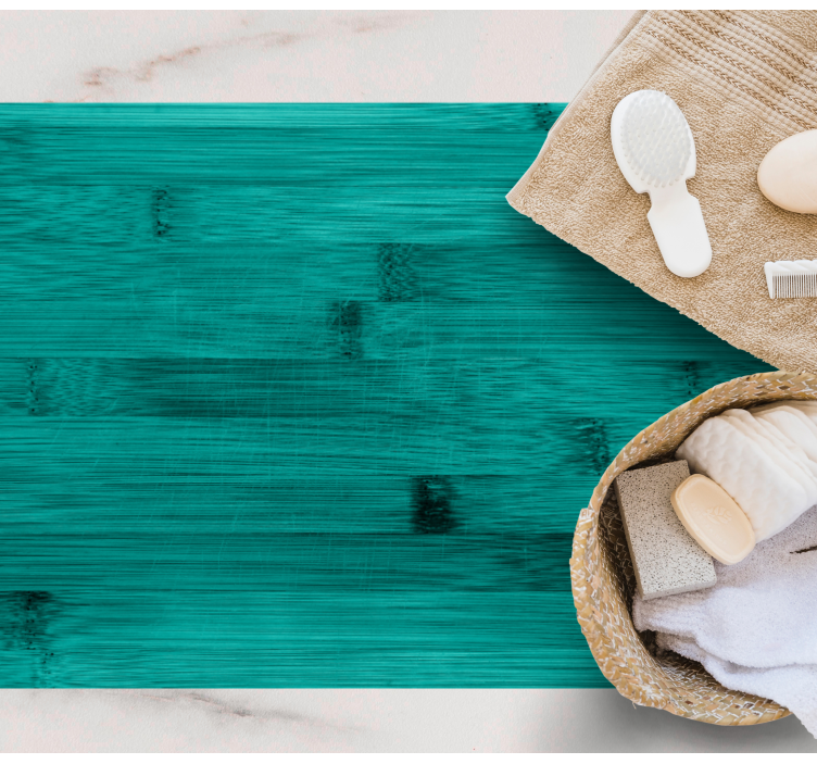 Rustikalna tekstura oslikane daske tepih s efektom drveta - TenStickers