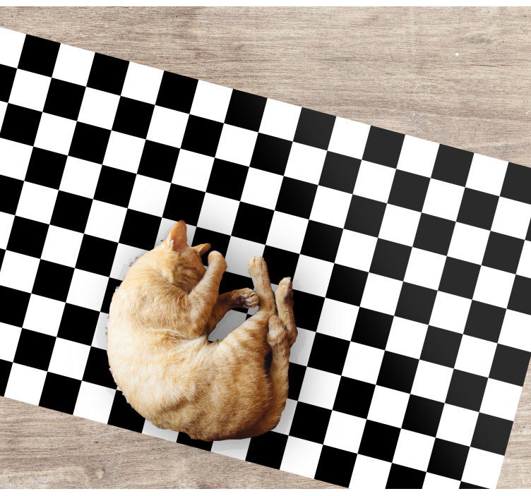 šahovska ploča geometrijski sagovi - TenStickers