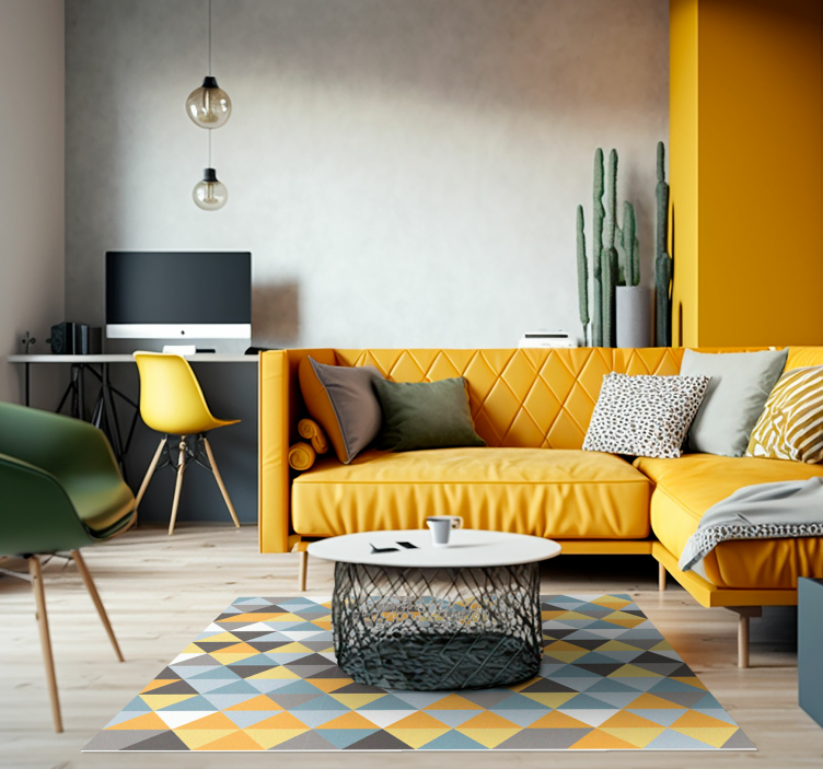 Fantastična vinilna prostirka pastelne boje nordijskog stila - TenStickers