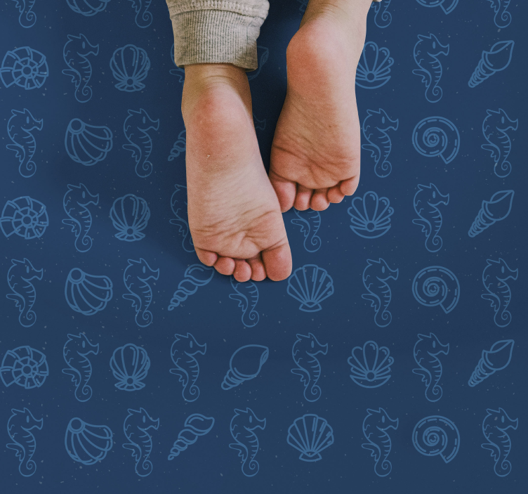 školjke i morski konji životinjski prostirač - TenStickers