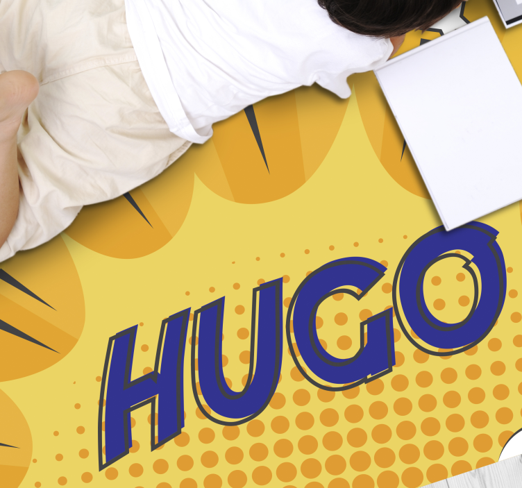 Strip dizajn s personaliziranim mat otiračem - TenStickers