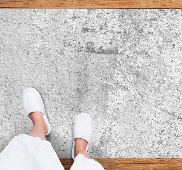 Svijetlosivi rustikalni betonski tepih - TenStickers