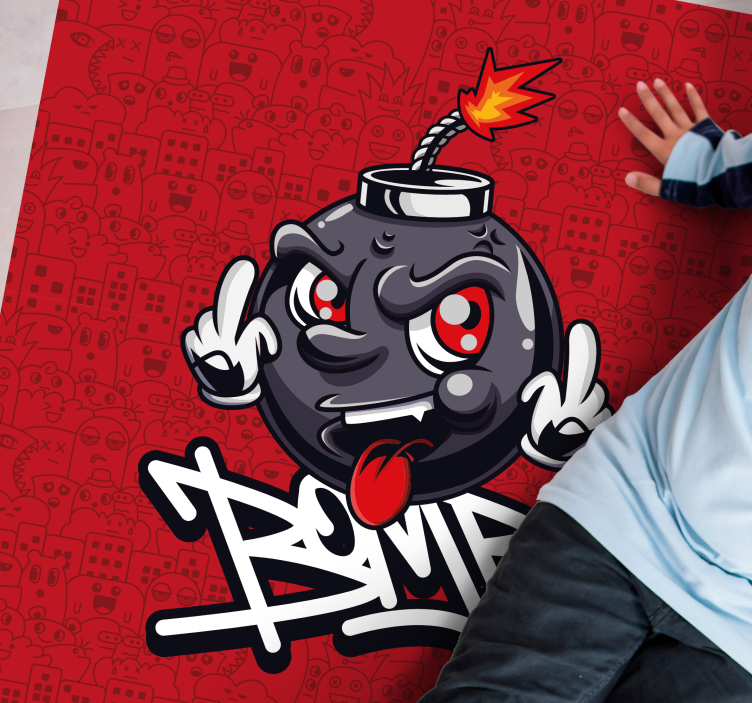 Swag baby bomb graffiti crtani moderni sag - TenStickers