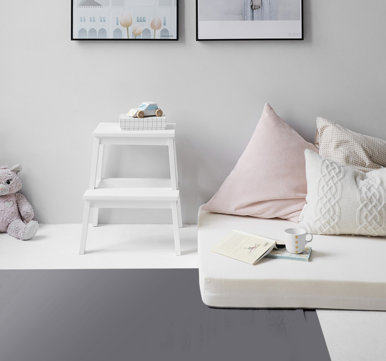 Ugljen moderna vinil prostirka - TenStickers