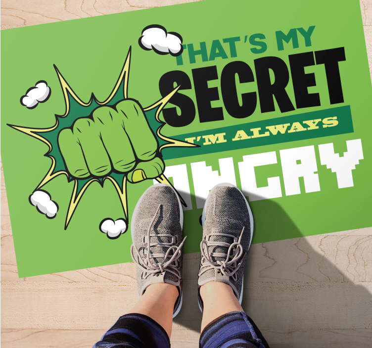 Uvijek sam ljuta dječja prostirka - TenStickers