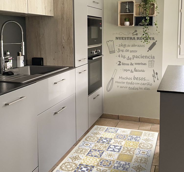 Vapnenac španjolske pločice pločica tepih - TenStickers