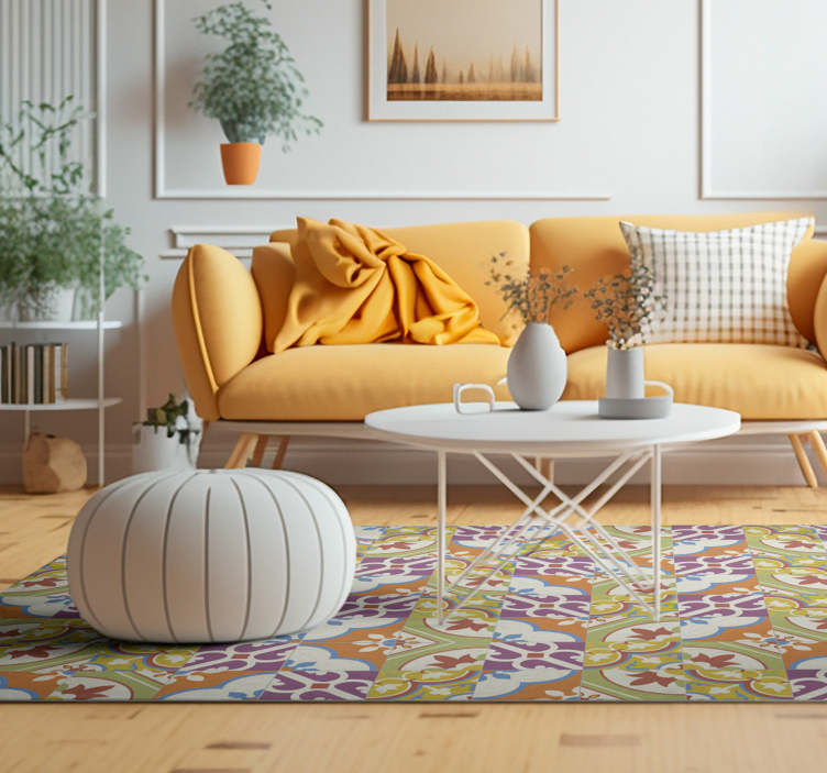 Vinil podovi berba uzorak dekorativnih pločica - TenStickers