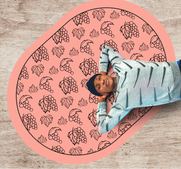 Vinil podovi cvijeće i biljke botanički uzorak grožđa - TenStickers