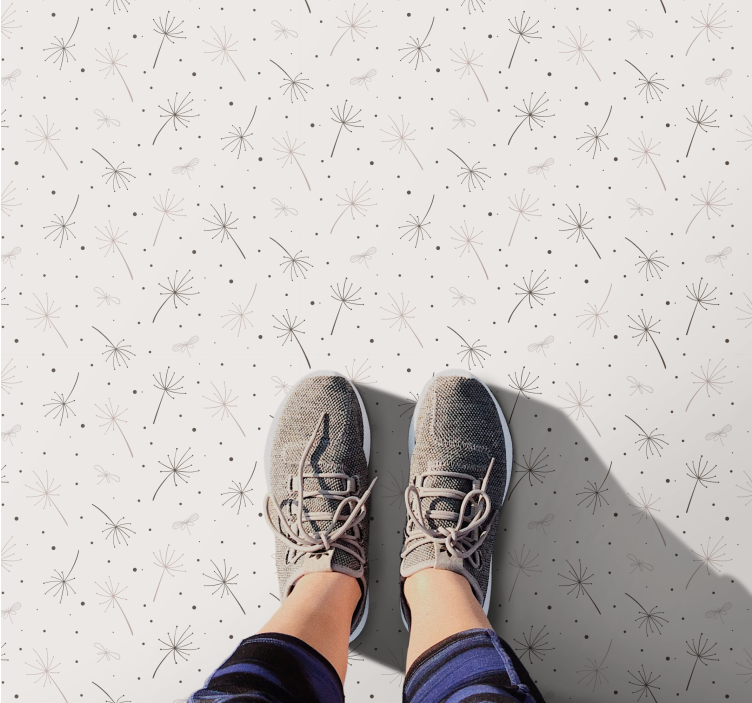 Vinil podovi cvijeće i biljke maslačka šara - TenStickers