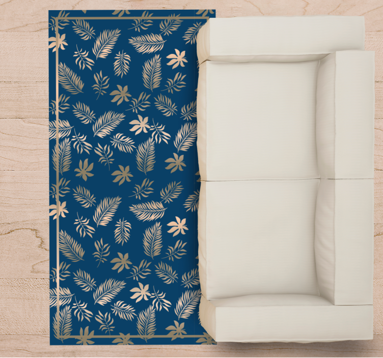 Vinil podovi cvijeće i biljke uzorak tropskog lišća - TenStickers