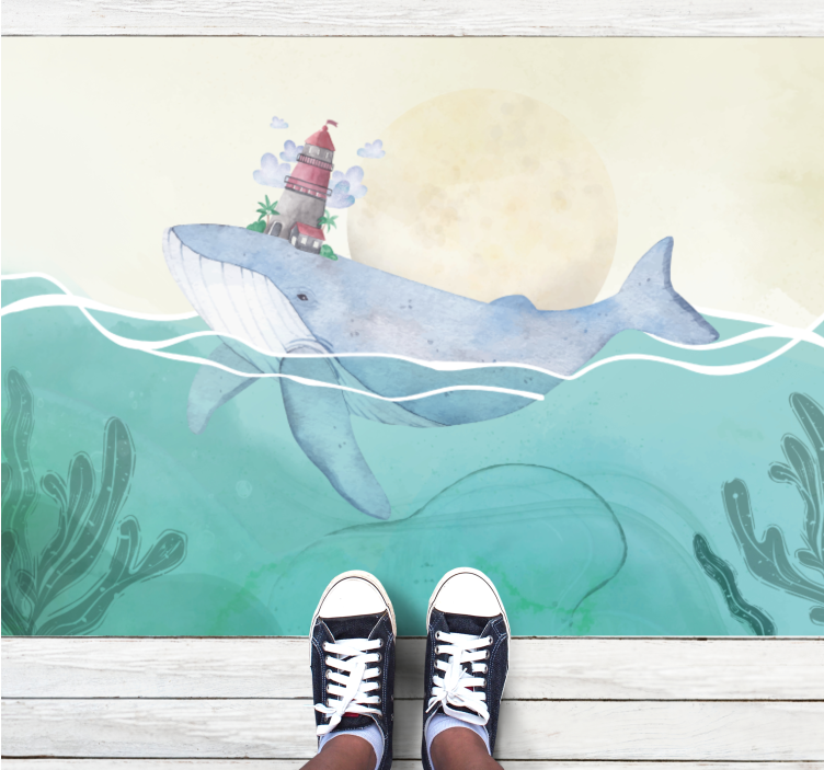 Vinil podovi djeca hiroviti oceanski život - TenStickers