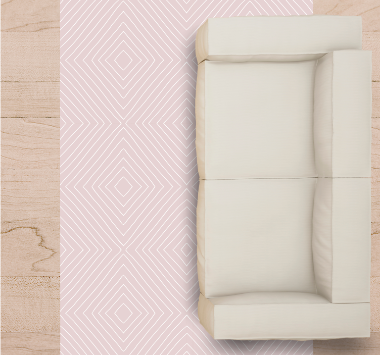 Vinil podovi geometrijski dijagonalni dijamanti - TenStickers