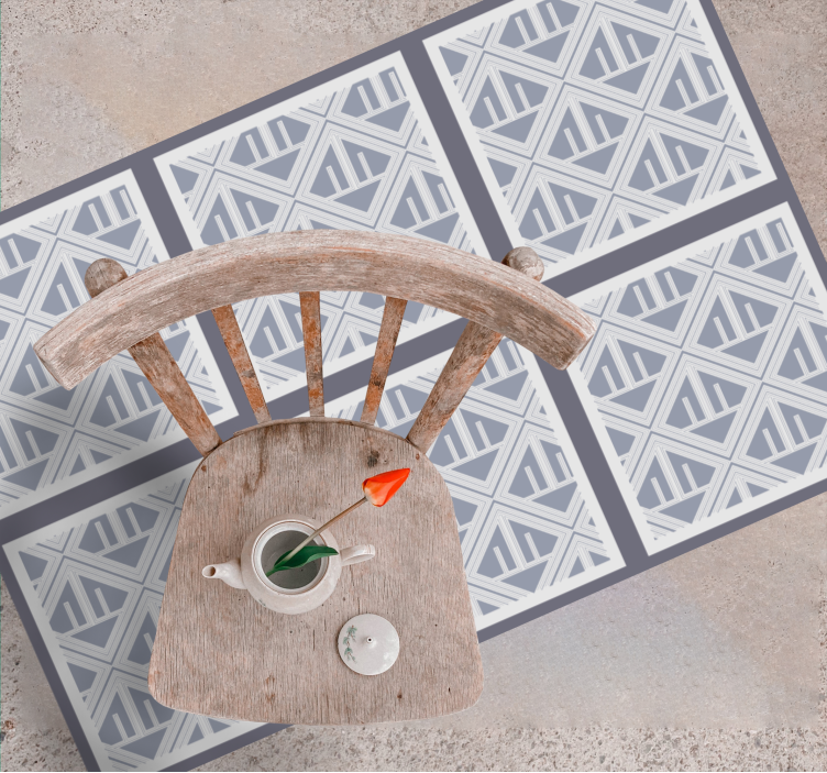 Vinil podovi geometrijski niz geometrijskih uzoraka - TenStickers