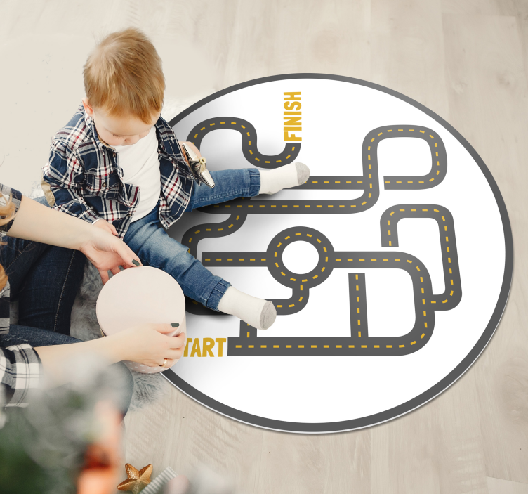 Vinil podovi igre cestovna avantura - TenStickers