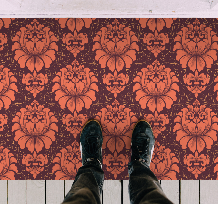 Vinil podovi mandala kićena simetrija - TenStickers