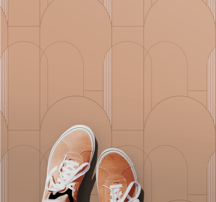 Vinil podovi prugasta površina uzorka luka - TenStickers