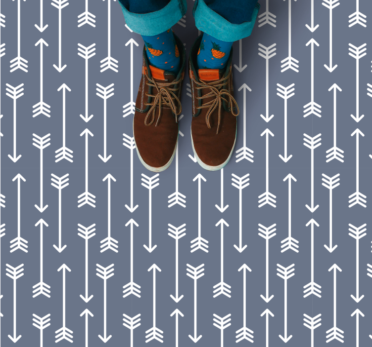 Vinil podovi prugasta uzorci strelica - TenStickers