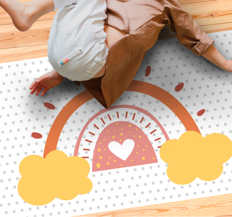 Vinil podovi rasadnici dugin oblačić - TenStickers