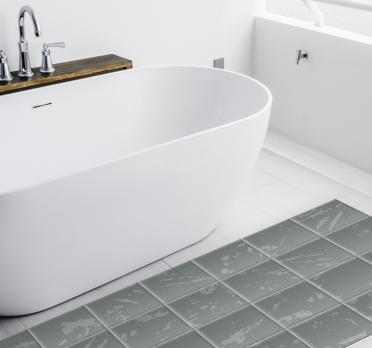 Vinil podovi za kupatilo efekt mramornih pločica - TenStickers