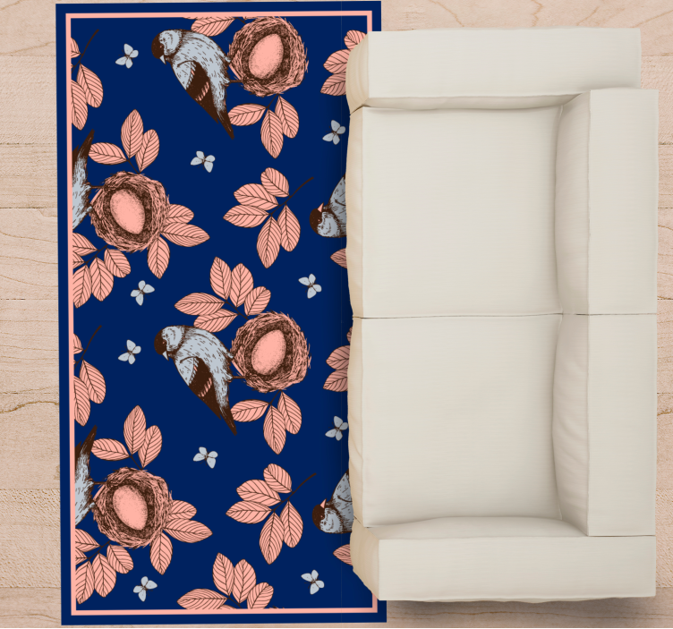 Vinil podovi životinja ptičje gnijezdo botanički motiv - TenStickers