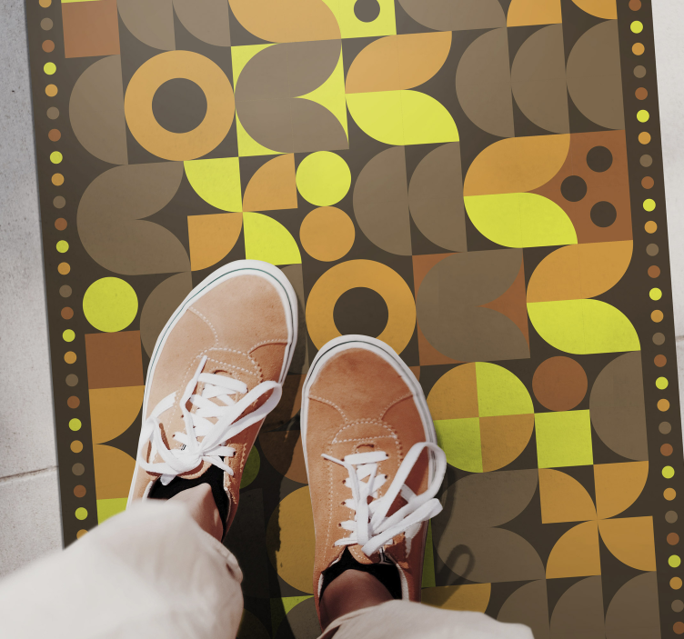 Vinil pločice retro dizajn pločica - TenStickers