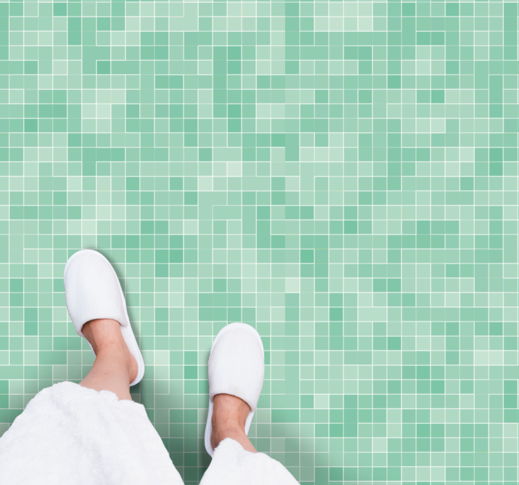 Vinil pločice uzorak mozaika mente - TenStickers