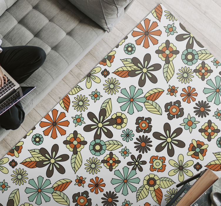 Vinil podovi berba retro dizajn 70-ih - TenStickers