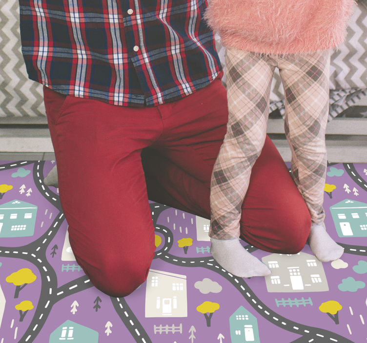 Vinil podovi ceste mapa puta play - TenStickers