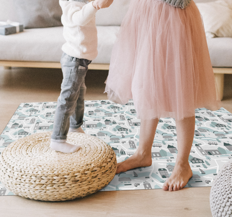 Vinil podovi ceste šarmantan seoski prizor - TenStickers