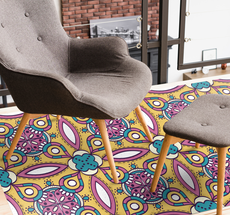 Vinil podovi cvijeće i biljke ansambl cvjetnih motiva - TenStickers