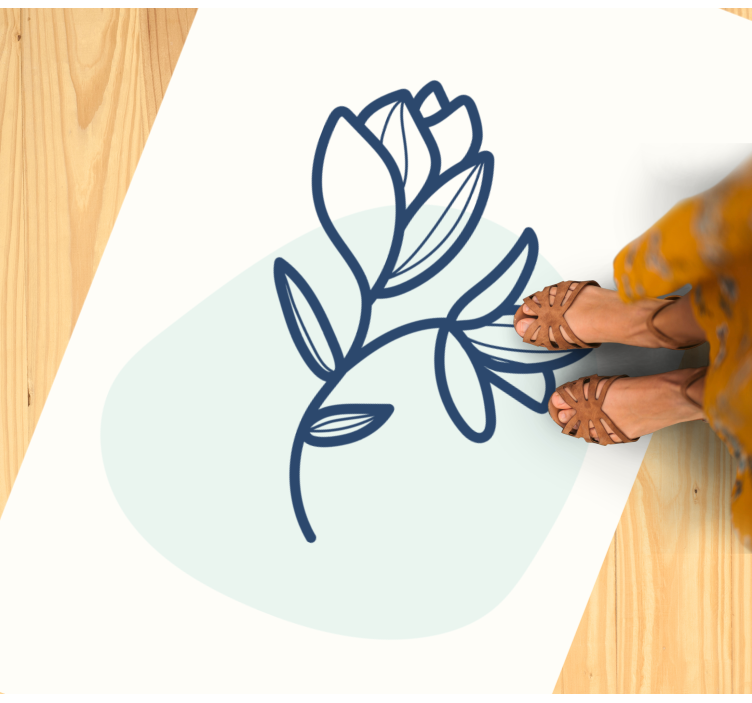 Vinil podovi cvijeće i biljke botanička ilustracija skice - TenStickers