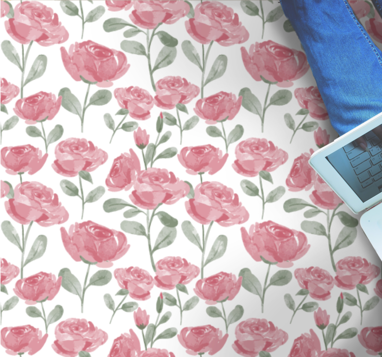 Vinil podovi cvijeće i biljke botanički motiv maka - TenStickers