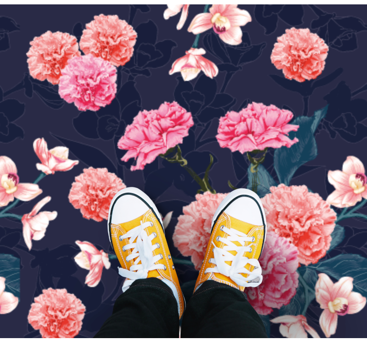 Vinil podovi cvijeće i biljke botanički motiv sna - TenStickers