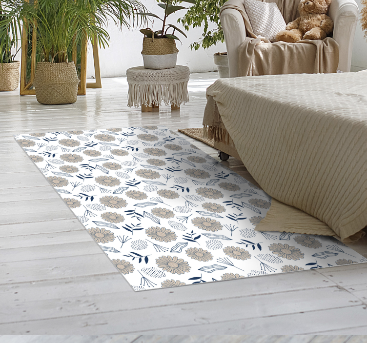 Vinil podovi cvijeće i biljke cvjetni botanički motiv - TenStickers