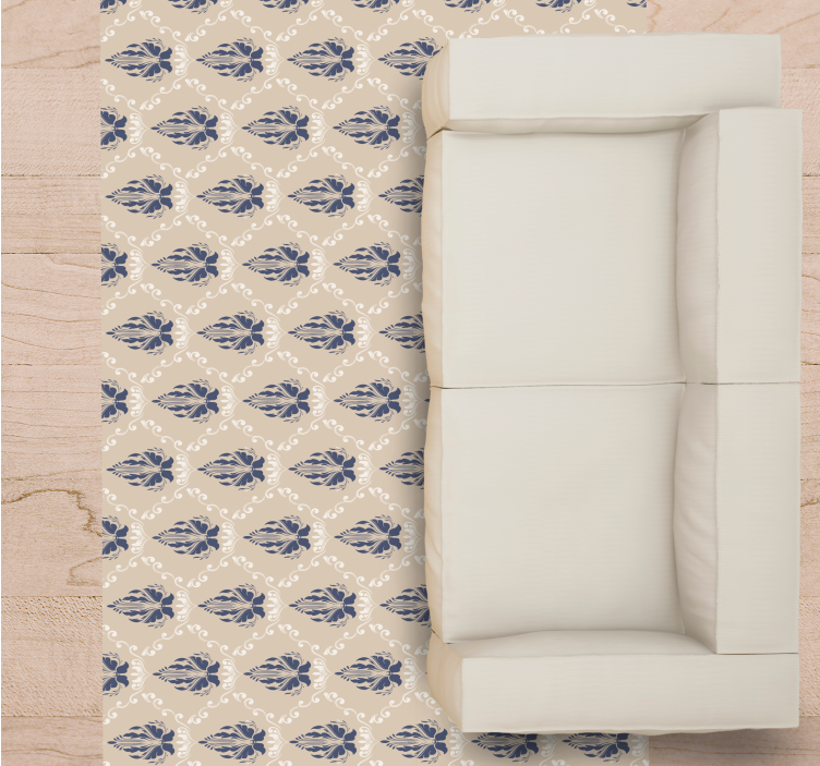 Vinil podovi dnevna soba nježni cvjetni motivi - TenStickers