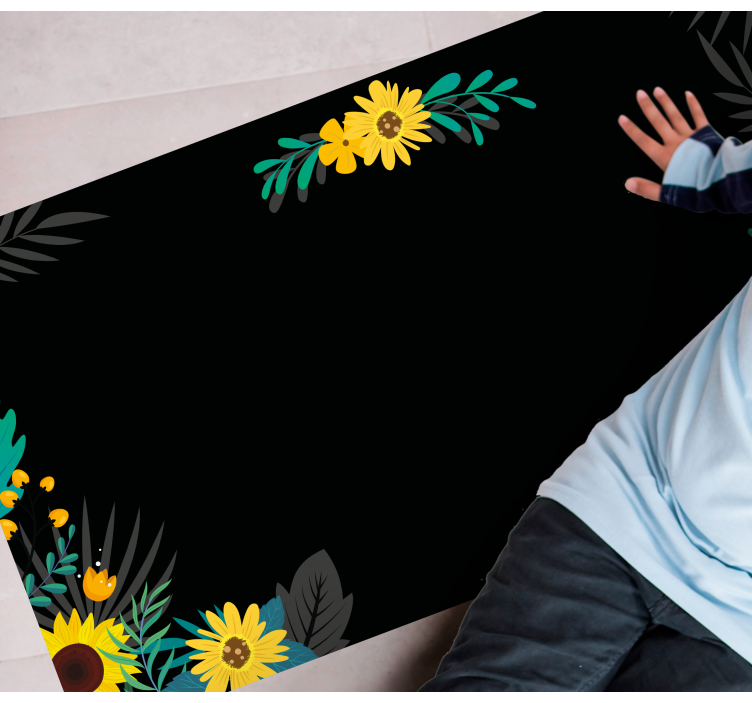 Vinil podovi cvijeće i biljke svijetli cvjetni prikaz - TenStickers