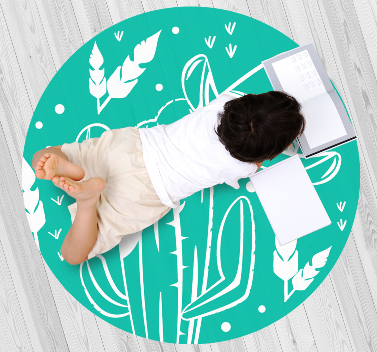 Vinil podovi cvijeće i biljke tema botaničkog kaktusa - TenStickers