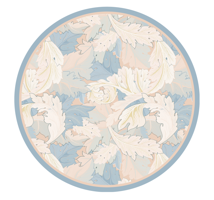 Vinil podovi cvijeće i biljke uzorak mekog lišća - TenStickers